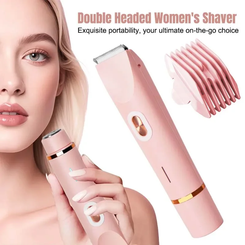 Body Trimmer - Electric Shaver for Woman Double Head