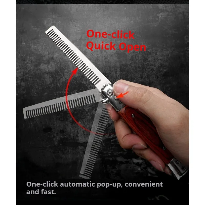 Portable Folding Spring Hair C - Men'S Grooming Hairstyles recension och pris