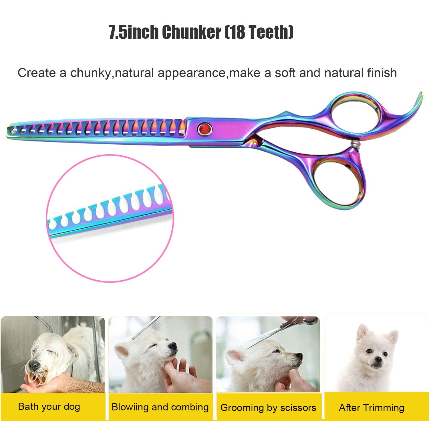Professional Dog Grooming Scis - Grooming Scissors recension och pris