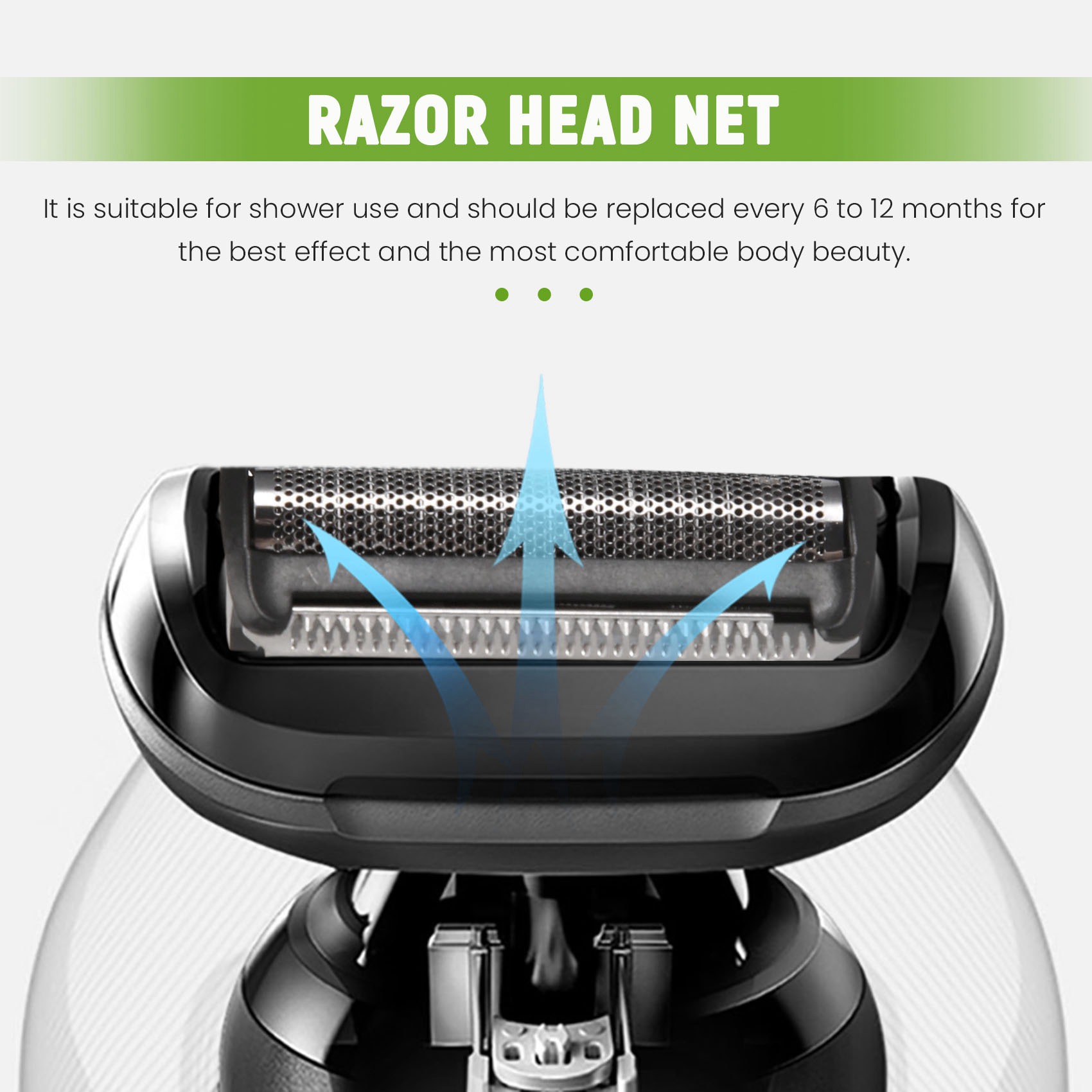 5 Pack Trimmer Shaver Head Foi - Body Trimmer recension och pris