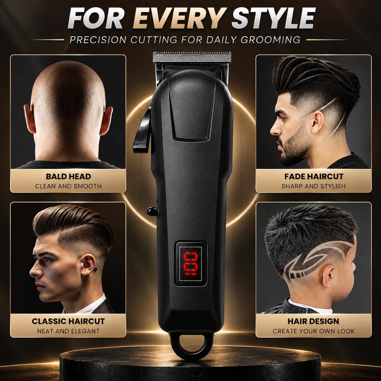 Electric Hair Clipper and Shav - Grooming Kit recension och pris