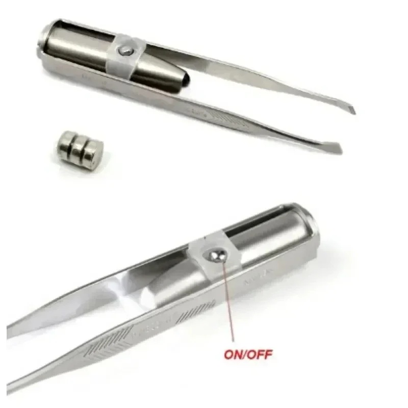 Lighted Stainless Steel Tweeze - Grooming Kit recension och pris
